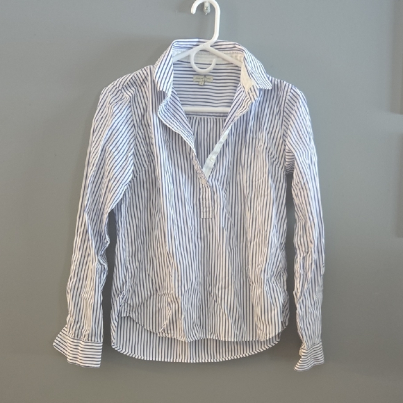 Cortland Park Tops - Cortland Park 3/4 Button Down Top